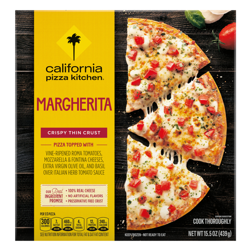 California Pizza Kitchen Margherita Recipe Frozen With Crispy Thin Crust - 15.5 Ounce