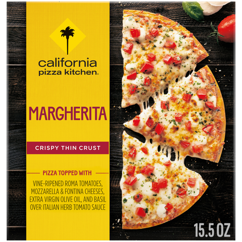 California Pizza Kitchen Margherita Recipe Frozen With Crispy Thin Crust - 15.5 Ounce