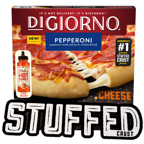DiGiorno Frozen Cheese Stuffed Crust Pizza Pepperoni Honey - 1.44 Pound