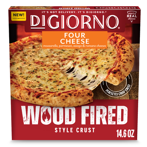 DiGiorno Four Cheese Pizza With Wood Fired Style Crust - 14.6 Ounce
