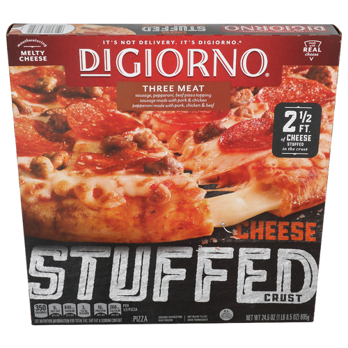 Digiorno Three Meat Cheese Stuffed Crust Pizza - 24.5 Ounce