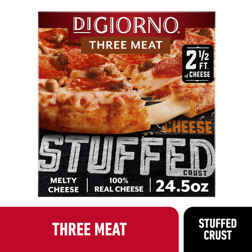 DiGiorno Three Meat Cheese Stuffed Crust Pizza - 24.5 Ounce Image 1 of 5