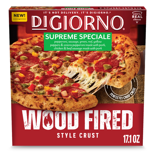 DiGiorno Supreme Speciale Pizza, Wood Fired Style Crust, Frozen Pizza - 17.1 Ounce Image 1 of 4