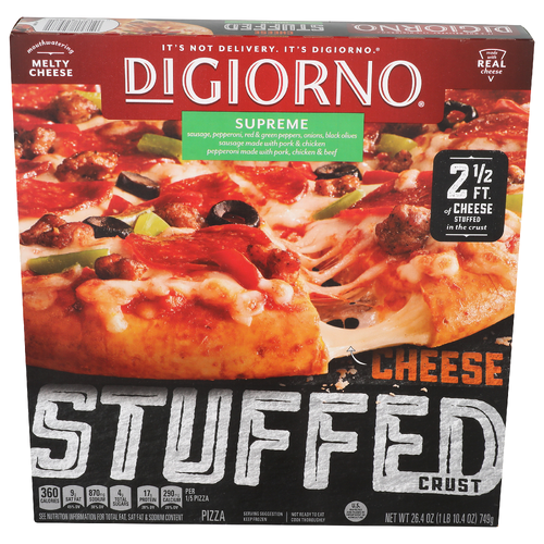 Digiorno Cheese Stuffed Crust Pizza - 26.4 Ounce
