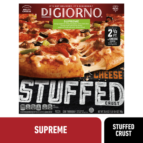 DiGiorno Cheese Stuffed Crust Pizza - 26.4 Ounce Image 1 of 5