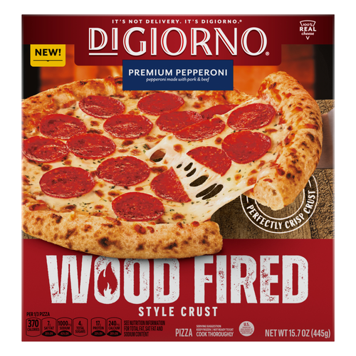 DiGiorno Premium Pepperoni Wood Fired Style Crust Frozen Pizza - 15.7 Ounce