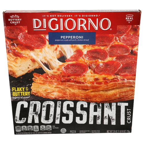 Digiorno Pepperoni Croissant Crust Pizza - 25 Ounce Image 1 of 4