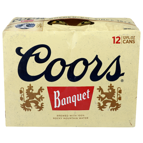 Coors Banquet - 12 Fluid Ounce - 12 Count