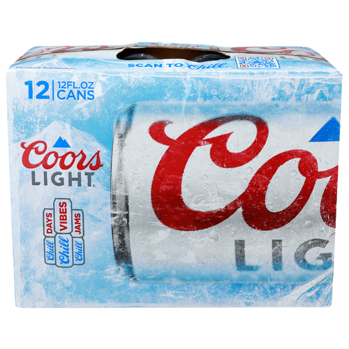 Coors Light - 12 Fluid Ounce - 12 Count