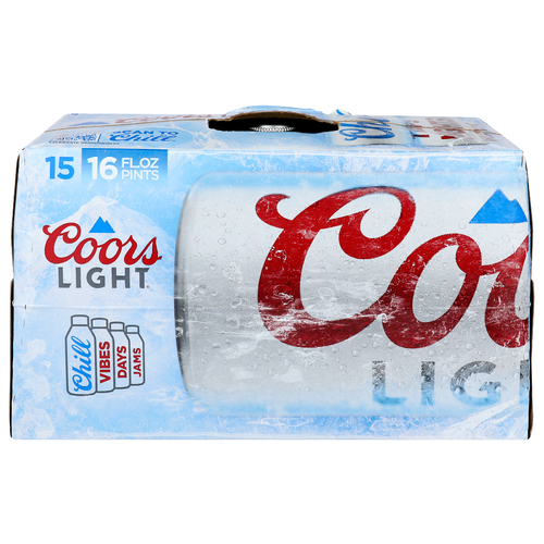 Coors Light - 16 Fluid Ounce - 15 Count