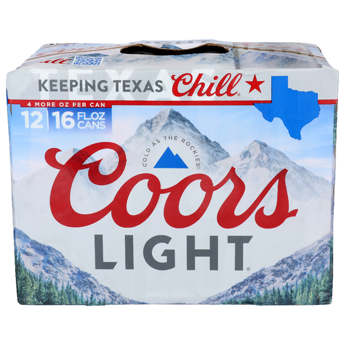 Coors Light - 16 Fluid Ounce - 12 Count