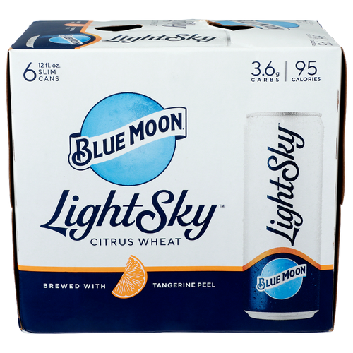 Blue Moon Lightsky Citrus Wheat - 6 Count Image 1 of 4