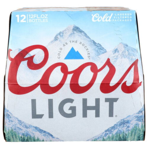 Coors Light Beer - 12 Fluid Ounce - 12 Count
