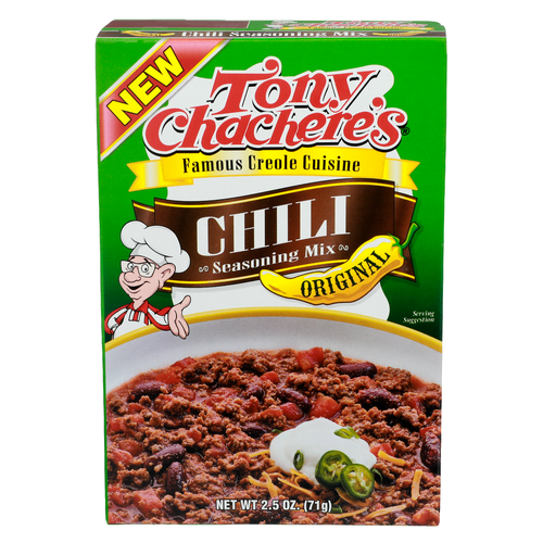 Tony Chachere's Original Chili Seasoning Mix - 2.5 Ounce
