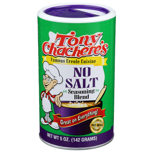 Tony Chachere's No Salt Saeasoning Blend - 5 Ounce