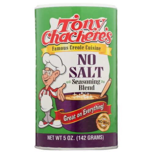 Tony CHACHERE's Ssnng Creole No Salt - 5 Ounce Image 1 of 2