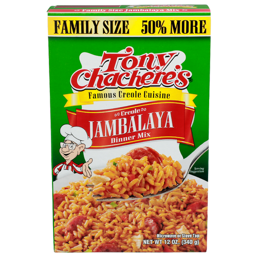 Tony Chachere's Creole Jambalaya Dinner Mix - 12 Ounce