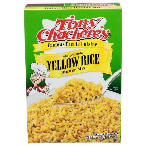 Tony Chachere's Creole Yellow Rice Dinner Mix - 7 Ounce