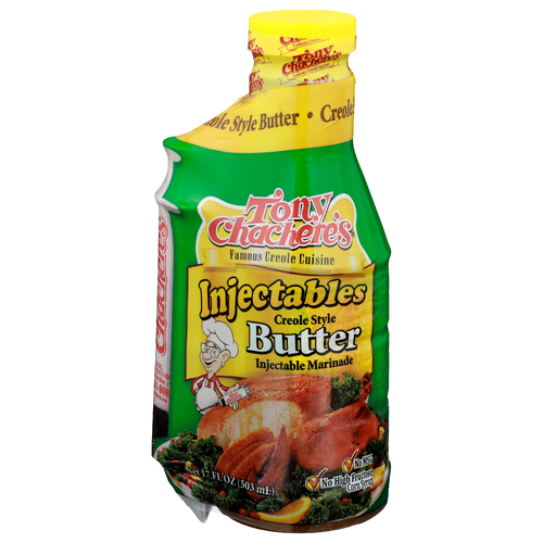 Tony Chachere's Injectables Butter Creole Style Injectable Marinade - 17 Fluid Ounce