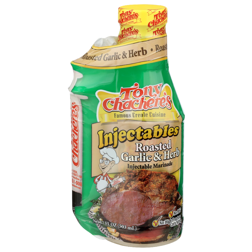 Tony Chachere's Injectables Roasted Garlic & Herb Injectable Marinade - 17 Fluid Ounce