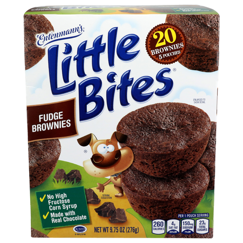 Entenmann's Little Bites Fudge Brownies - 1.95 Ounce - 5 Count