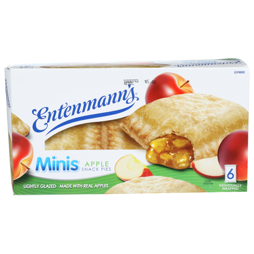 Entenmann's Minis Apple Snack Pies - 2 Ounce - 6 Count