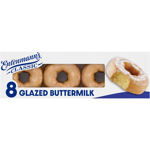 Entenmann's Glazed Buttermilk Donuts - 1.813 Fluid Ounce - 8 Count