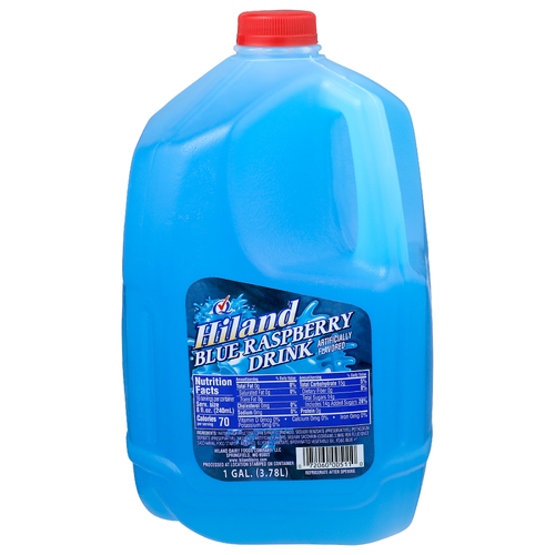 Hiland Drink Blue Raspberry - 1 Gallon