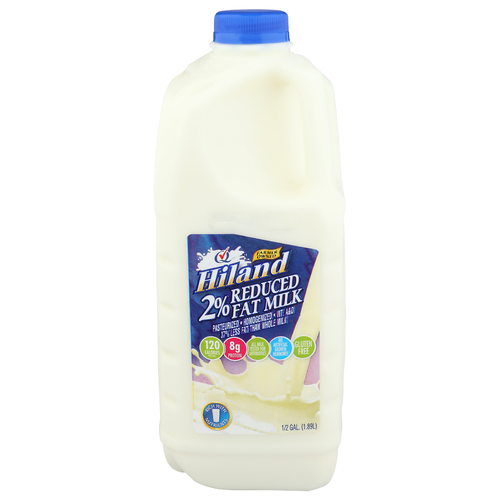 Hiland 2% Milk Reduced Fat - Half Gallon