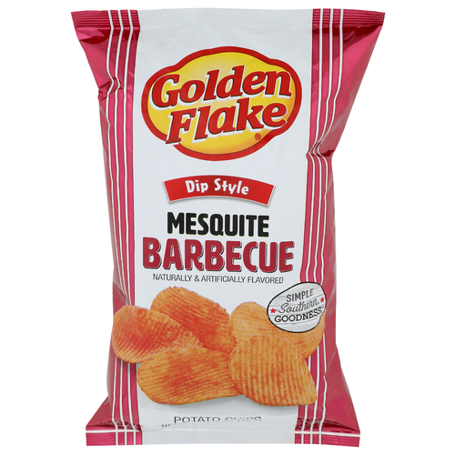 Golden Flake Mesquite Barbecue Dip Style Potato Chips - 4.63 Ounce Image 1 of 4