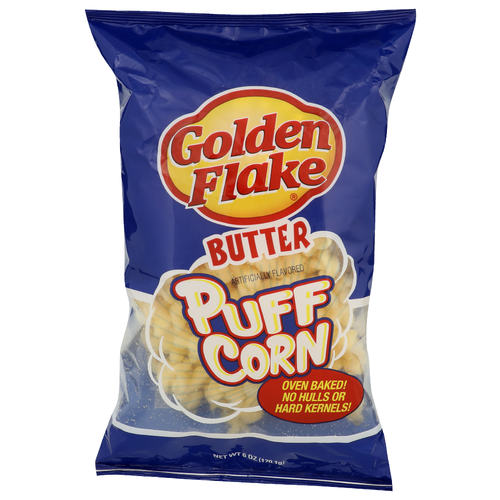Golden Flake Butter Puff Corn - 6 Ounce