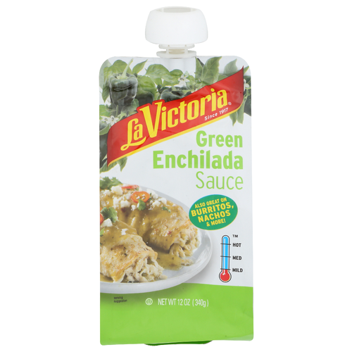 LA VICTORIA Green Sauce Enchilada Pouch - 12 Ounce