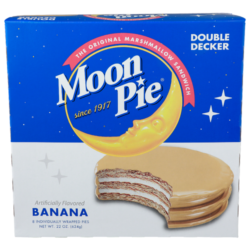 Moon Pie Banana Double Decker Pies - 2.75 Ounce - 8 Count