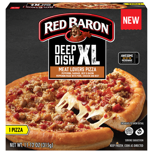 Red Baron  Deep Dish XL Meat Lovers - 11.12 Ounce