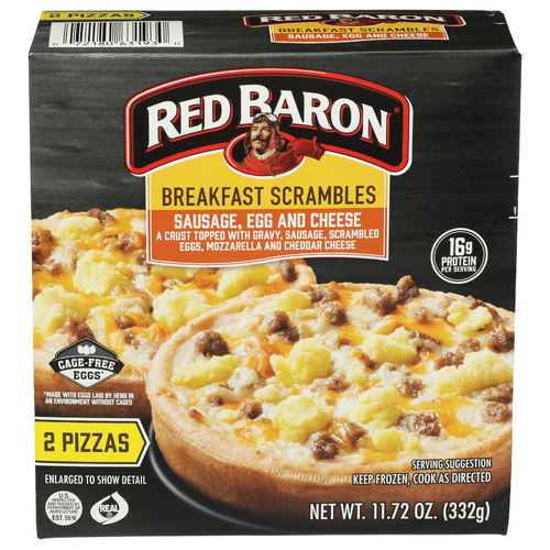 Red Baron Sausage Scramble Breakfast - 5.86 Ounce - 2 Count