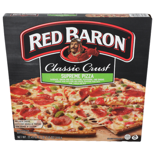 Red Baron Classic Crust Pizza Supreme - 23.45 Ounce