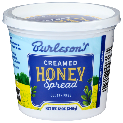 Burleson's Creamed Honey Spread - 12 Ounce