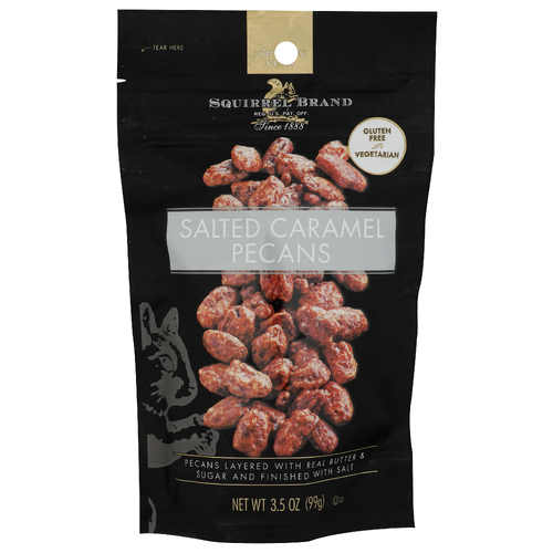 Squirrel Brand Artisan Nuts Salted Caramel Pecans - 3.5 Ounce