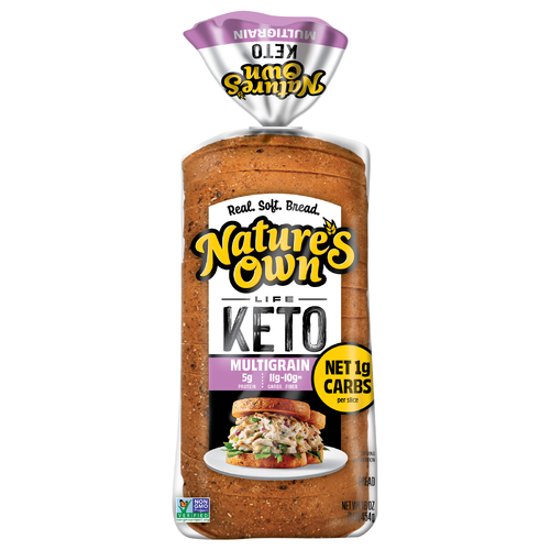 Nature's Own Life Sliced Keto Soft Multigrain Bread - 16 Ounce