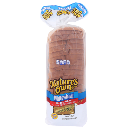 Nature's Own Whitewheat Healthy White Enriched Bread - 20 Ounce