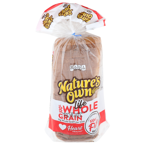 Nature's Own 100% Whole Grain Bread - 16 Ounce