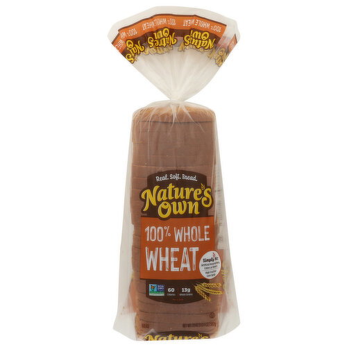 NATURE's Own 100% Whole Wheat Bread Loaf - 20 Ounce Image 1 of 2