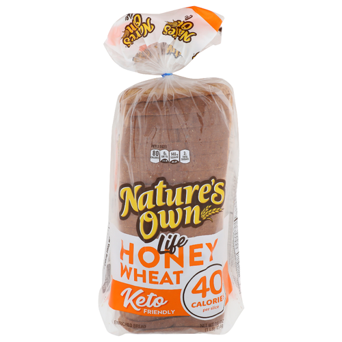 Nature's Own Life Honey Wheat Enriched Bread - 16 Ounce
