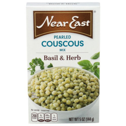 Near East Basic & Herb Couscous Pearled Basil & Herb - 5 Ounce