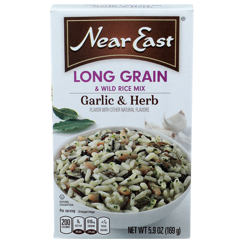Near East Garlic & Herb Long Grain & Wild Rice Mix - 5.9 Ounce Image 1 of 4