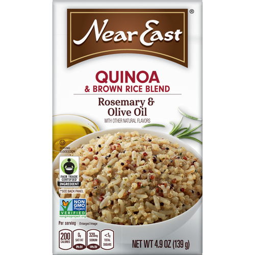 Near East Quinoa & Brown Rice Blend Rosemary & Olive Oil - 4.9 Ounce