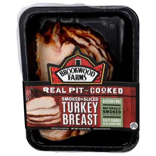 Brookwood Farms Smoked & Sliced Turkey Breast - 16 Ounce