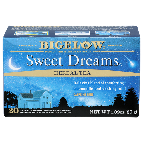 Bigelow Sweet Dreams Herbal Tea - 0.055 Ounce - 20 Count