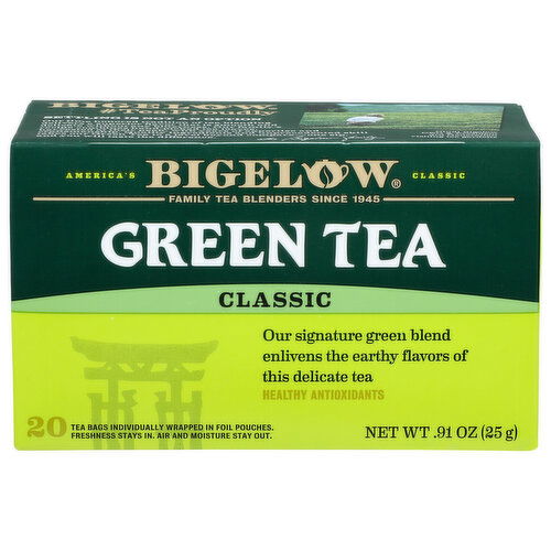 Bigelow Classic Green Tea - 0.046 Ounce - 20 Count