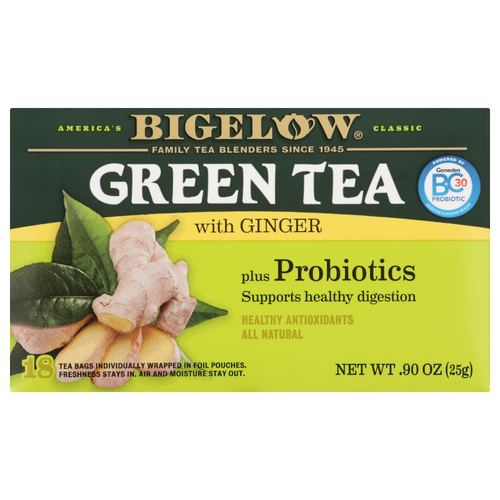 Bigelow Tea Green Gingr Probiotic - 0.05 Ounce - 18 Count